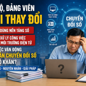Rào cản chuyển đổi số từ tâm lý ngại công nghệ của cán bộ, đảng viên
