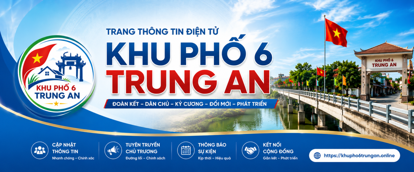Khu Phố 6 Phường Trung An tỉnh Đồng Tháp